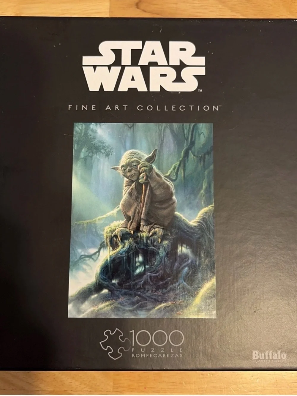 Buffalo David Bitton Star Wars Yoda Art Puzzle - Black, Green, Brown
